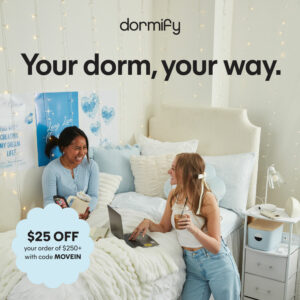 Dormify - Your dorm, Your way. $24 off with code MOVEIN.
